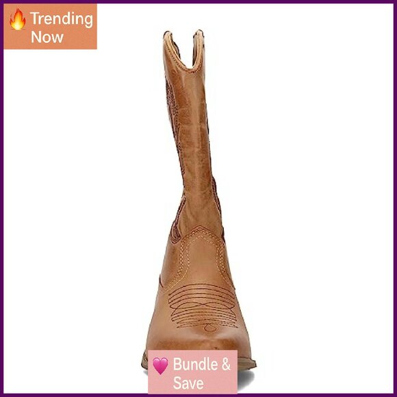 Faux Leather Platform Combat Boots, 1.5" Heel, 12" Shaft - Picture 3 of 8